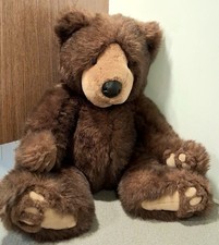 Vintage (1990s) Russ Berrie & Co. Grizzles Grizzly Teddy Bear picture