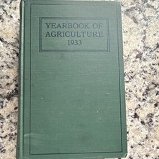 Yearbook of Agriculture 1933 Original Hardcover Book - Outdoor & Nature picture