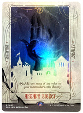 MTG Arcane Signet RAINBOW FOIL Secret Lair Rovina Cai 1641 NM picture