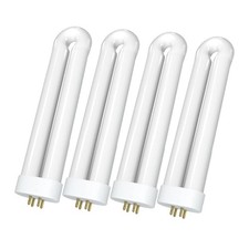 4 Pack 15W BL Bug Zapper Bulbs 4-Pin U-Shaped UV Replacement Light picture