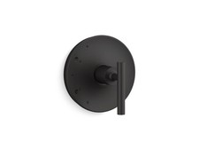 Kohler K-TS14423-4-BL Purist Rite-Temp trim w/ lever, Matte Black - Slight Wear picture