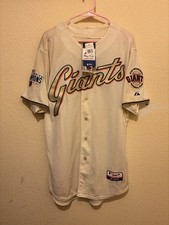 Majestic San Francisco Giants Authentic 2014 World Series Jersey Size 44 picture