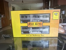 MTH RailKing 30-2175-1 Chicago CTA 4-Car Subway (EL) Set w ProtoSound O W/BCR picture