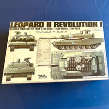 TIGER MODEL 1/35 Leopard II Revolution 1 German Main Battle Tank Kit Gray 4629 picture