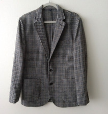 NEW $288 J. Crew Thompson Men's Houndstooth British 2 Button Relaxed Blazer 38R picture