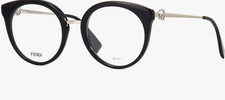 FENDI Women's Eyeglasses  FF 0303 807 51  Black RARE ORIGINAL NEW  52-21-140 picture