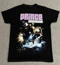 RARE Official Prince 3rdeyegirl 2014 Hit and Run Tour T-Shirt Back Print Size S picture