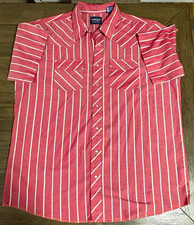 Wrangler Western Retro Snap Button-Up Shirt Men’s 2XLT Big & Tall Pearl Snaps  picture