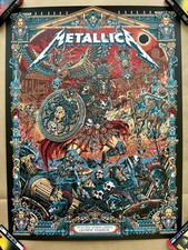 Metallica Athens Pop Up Shop Poster 2026 Juan Ma x/615 MINT OFFICIAL RARE Greece picture