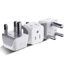 Ceptics South Africa, Namibia Travel Adapter Plug with Dual Usa Input - Type M - picture