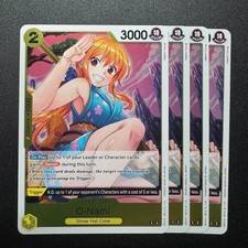 4x O-Nami OP06-101 - One Piece TCG English Playset Near Mint Nami picture