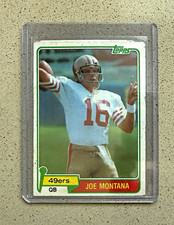 Topps 1981 Topps Joe Montana #216 Rookie RC Base Football San Francisco 49ers picture