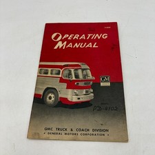 Vintage GMC Truck Coach PD-4102 Operating Manual picture