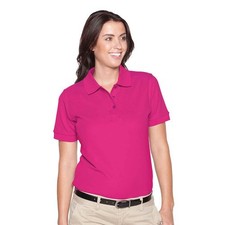OTTO Women's Premium Polo Shirt 100% Ring Spun Combed Cotton Pique Short Sleeve picture