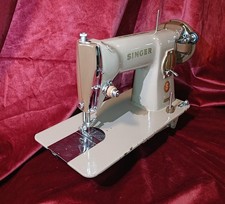 Antique SINGER 191K Vintage sewing machine serviced tan  2 picture