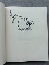 CHER SIGNED/AUTOGRAPHED THE FIRST TIME BOOK  1st EDITION picture