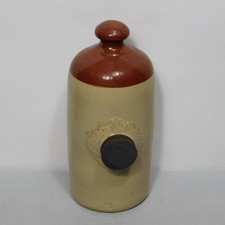 Vintage Antique Lovatt & Langley Stoneware Foot Bed Warmer Hot Water Bottle picture