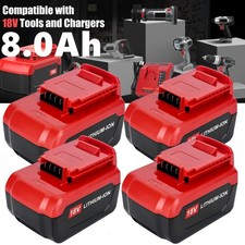 2~4PACK 18V 8.0Ah Lithium Battery PC18B for Porter Cable 18Volt PC18BL PC18BLX picture