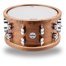 PDP LE Dark Stain Walnut and Maple Snare Walnut Hoops Chrome Hardware 14 x 7.5 picture