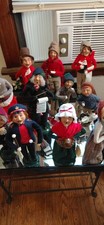 Vintage Byer’s Choice  Carolers 11 Different, Some With Tags picture