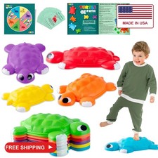 JOYIN Turtle Balance Stepping Stones, 6 Pcs Kids Turtle Jumping Stones Steps Sto picture
