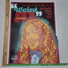 WEIRD AL YANKOVIC Puddles Pity 2026 Tour Poster Limited Rare LR Arkansas Arena picture