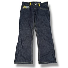 Miskeen Baggy Loose Skater Jeans Men’s 40 Blue Denim Cotton Pockets Y2K NWT New picture