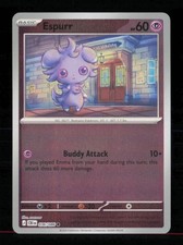 Espurr 036/086 Common Chaos Rising Pokemon Reverse Holo Near Mint picture