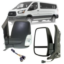 Driver Left Side Power Mirror With Lamp For 10-26 Ford Transit 150 250 350HD picture