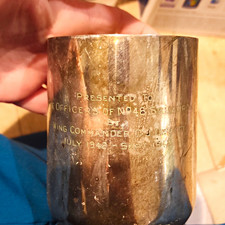 WWII RAF No 48 Squadron Presentation Tankard Cup Wing Commander Devitt 1942 1943 picture