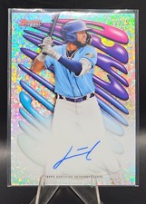2023 Bowman's Best - Shellacked Auto Junior Caminero #SHA-JCA Mini-Diamond (RC) picture