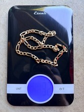 10kt solid gold necklace 21.5 inch 32gram picture