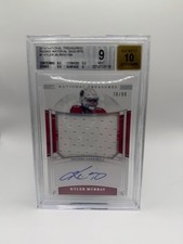 2019 Panini National Treasures Kyler Murray Rookie Patch Auto /99 BGS 9 BAS picture