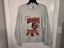 Cincinnati Bengals Gameday Couture Crewneck Sweatshirt Gray Size XL EUC picture