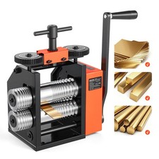 VEVOR Rolling Mill Jewelry Roller Mill Machine 3-in-1 Round Flat Square Pressing picture