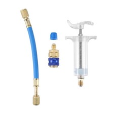 X AUTOHAUX Oil and Dye Injectors Kit 30ml/1 Oz Hand Push 5.20