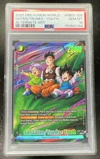 2025 Dragon Ball Super Son Goten Trunks Youth FB07-105 Alternate Art PSA 10 picture