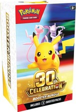 PRESALE Pokemon 30th Anniversary Celebrations Booster Bundle Ships 10/2-10/5 picture