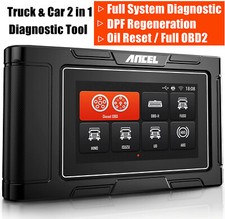 24V 12V Heavy Duty Truck OBD Scanner OBD2 Full System Diagnostic DPF Regen Tool picture