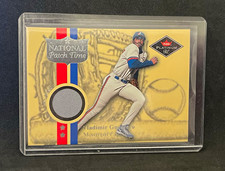 2001 Fleer Platinum National Patchtime Vladimir Guerrero Expos RC2001 Jersey picture