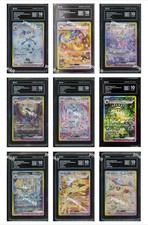 PCG10 Pokémon Chinese Terastal Gathering CSV9.5C Eeveelutions Complete Set 9 pcs picture