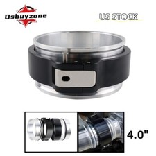 4'' Black Universal HD Pinless Clamp Assembly 4.0 Inch O.D. Tubing HD Aluminum picture