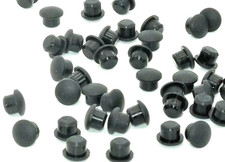 4mm Silicone Rubber Hole Plugs 5mm Dome Push-In Panel Bumpers Repair Pro picture