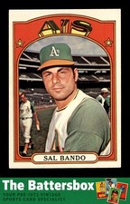 1972 Topps #650 Sal Bando   VGEX X3814514 picture