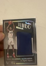 2018-19 Panini Noir - Rookie Jumbo Material Shai Gilgeous-Alexander #RJ-SGA /99 picture
