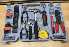Stalwart 130PC Tool Set - Hand Tools for Home Improvement Projects (Gray) picture
