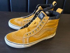 Vans Sk8-Hi MTE Brown Tan Leather High Top Sneakers Shoes – No Laces picture