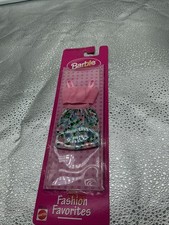 Barbie Fashion Outfit Pink Top and Floral Skirt NEW 2002 Mattel picture