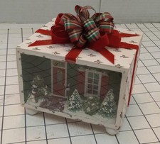 VTG OOAK 1:48 Christmas Present Home Diorama- artisan made picture