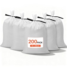 VEVOR Empty Sandbags 200 Packs 16x26 in Heavy Duty Sand Bags 50lb Capacity picture